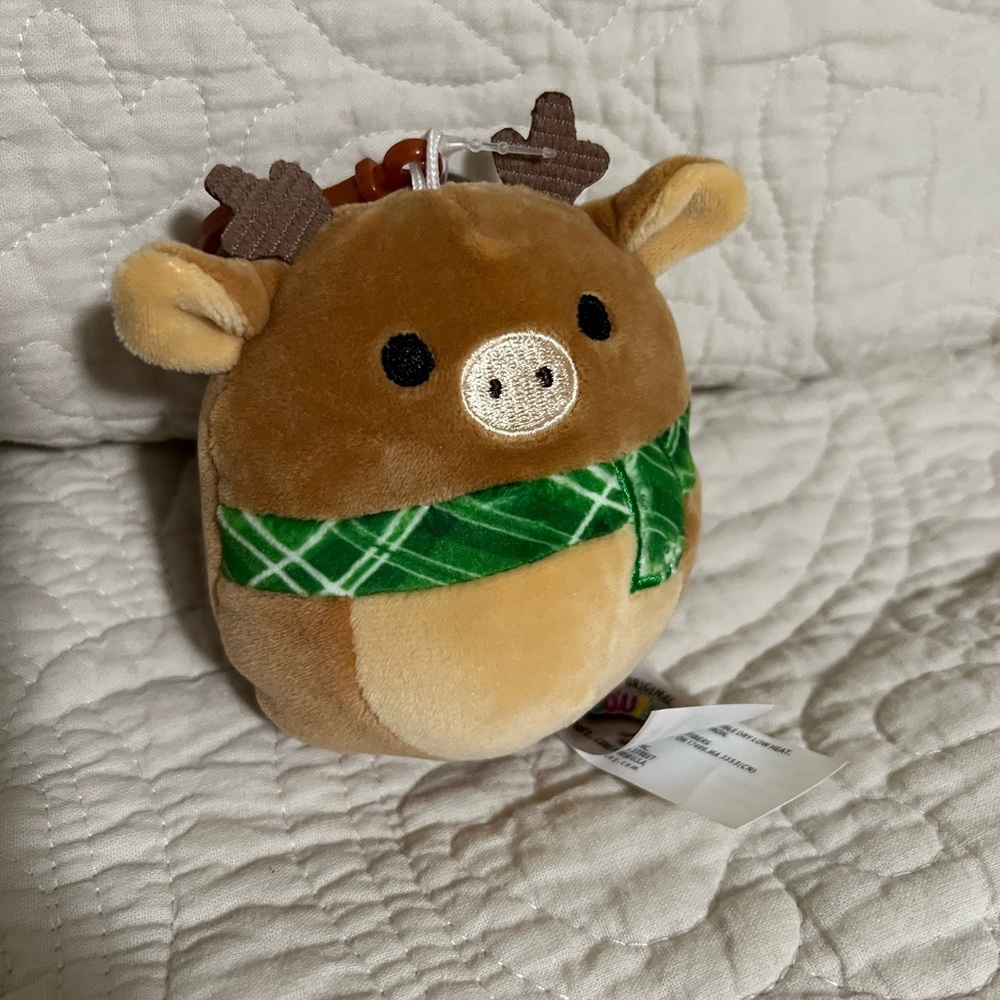 Squishmallows Ruby the Reindeer 3.5” Clip
